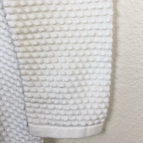 COS RAISED STITCHED IVORY SWEARER (SMALL) - Picture 5 of 6